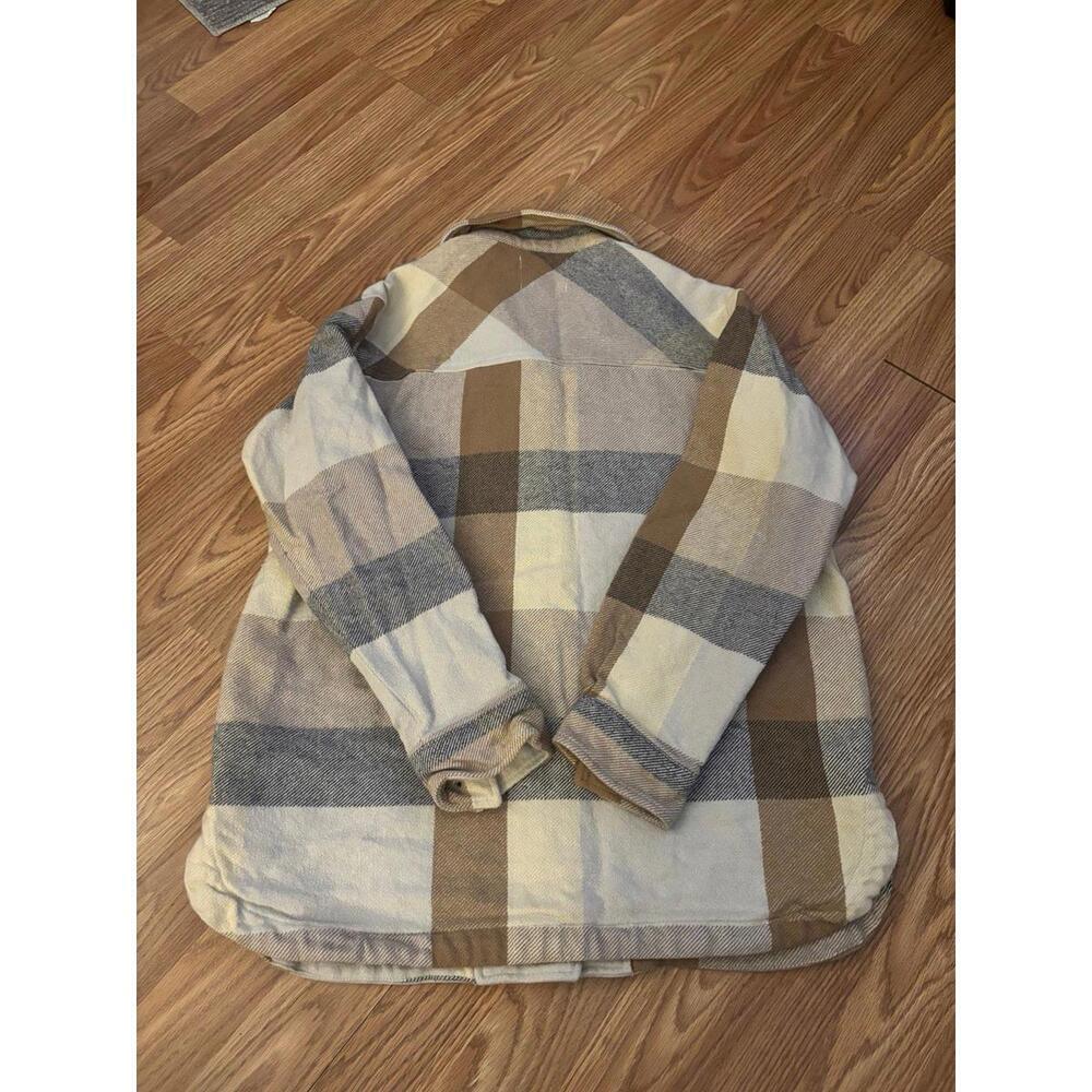 Lucky Brand Plaid Shacket Size XS - Picture 10 of 10